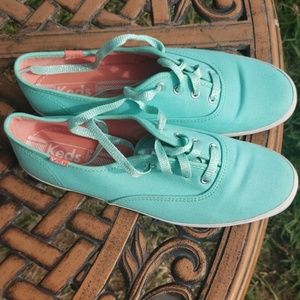 Keds Champion Glitter Lace Canvas Sneakers